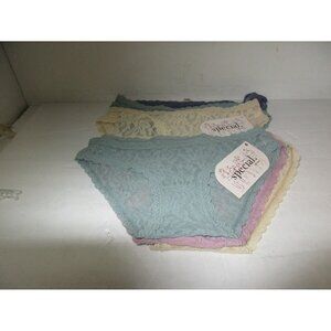 Special Intimates Women's 6  Pairs Lace Panties Assorted Colors Size Small  New
